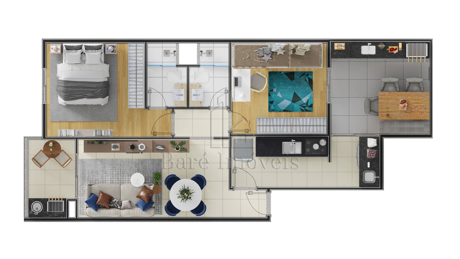 Apartamento à venda com 2 quartos, 70m² - Foto 7