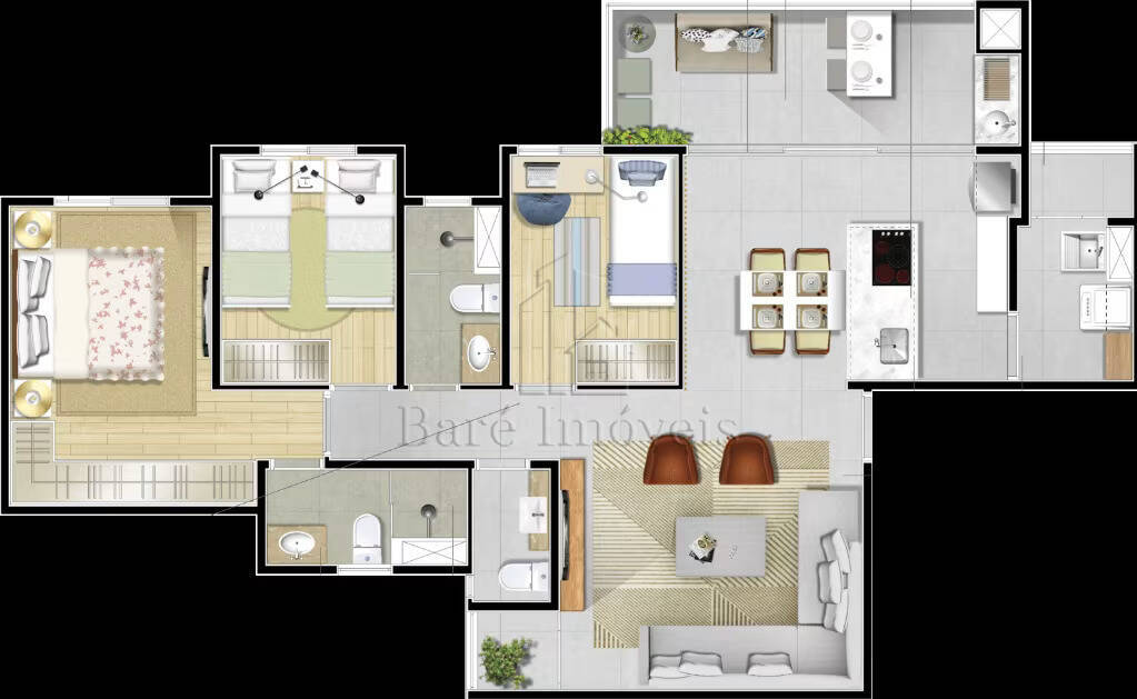 Apartamento à venda com 3 quartos, 92m² - Foto 12